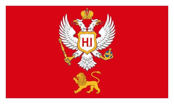 Государственный флаг княжества Черногория (1852-1910)